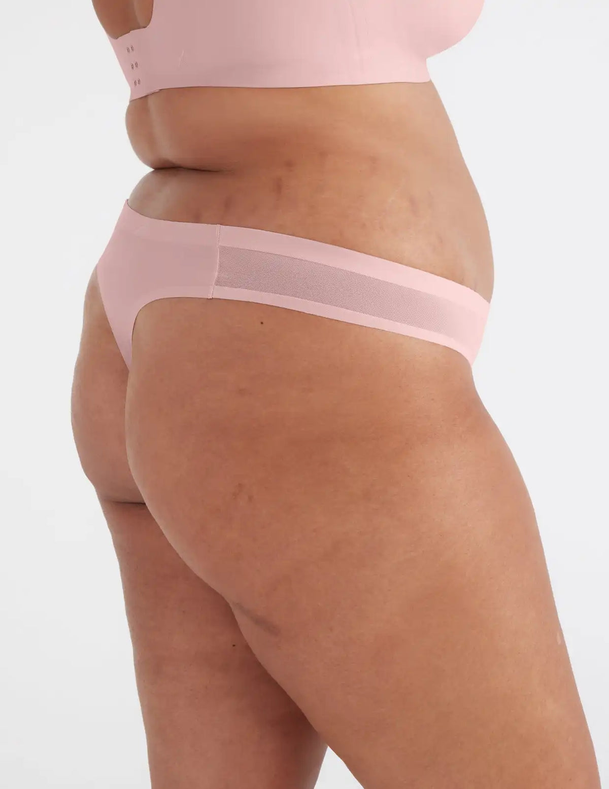 Light Leakproof No-Show Mesh Thong - Last Call