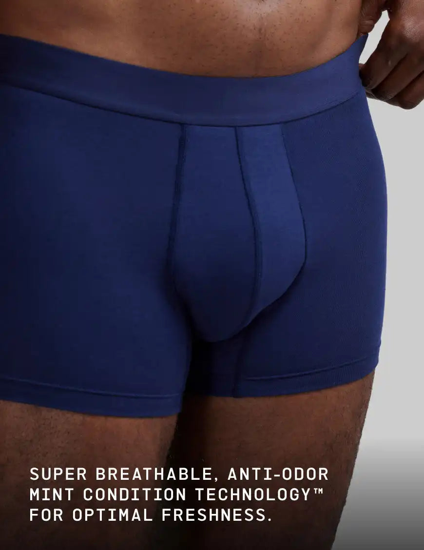 Men's EverDry Cotton Trunk 3"