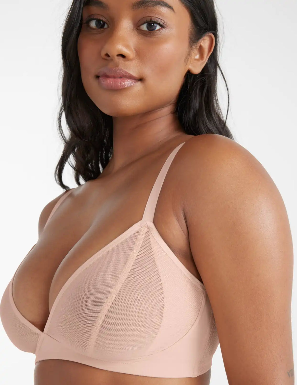 Mesh Deep V Bra - Last Call