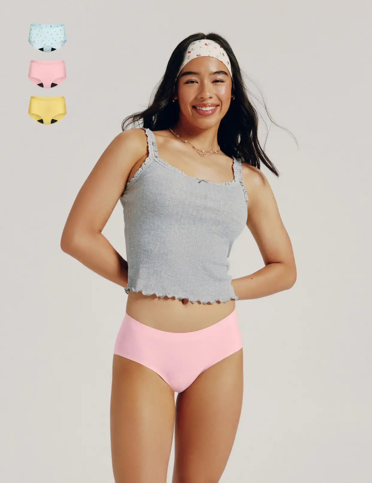 Teen Light Leakproof No-Show Boyshort 3-Pack - Last Call
