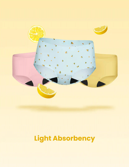 Teen Light Leakproof No-Show Boyshort 3-Pack - Last Call