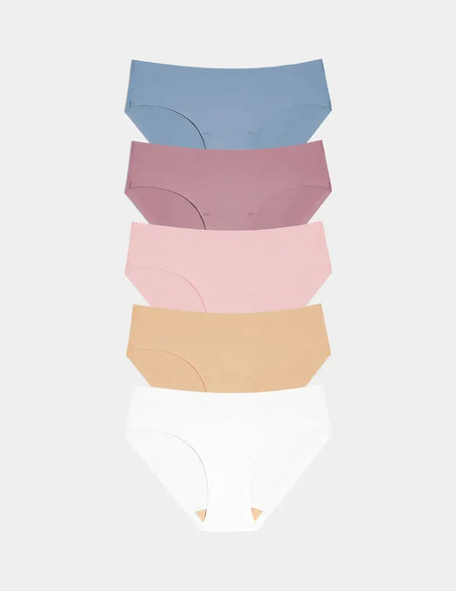 Essential No-Show Bikini 5-Pack - Last Call