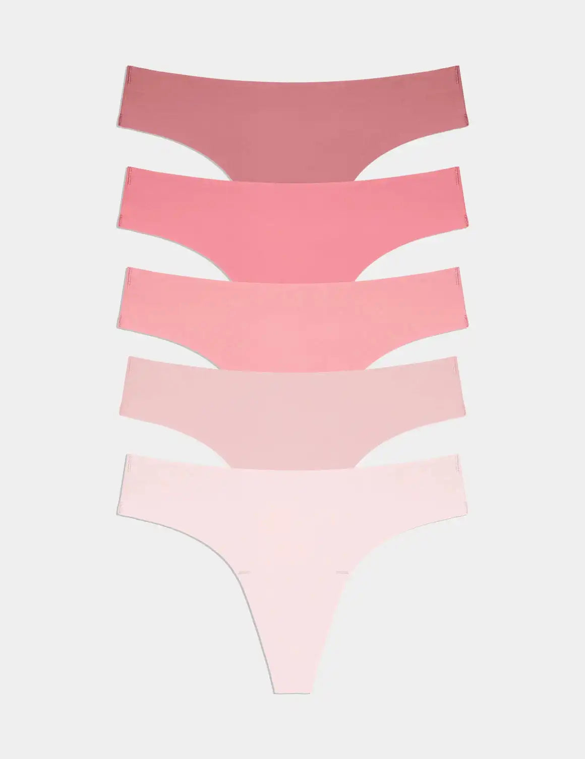 Essential No-Show Thong 5-Pack - Last Call