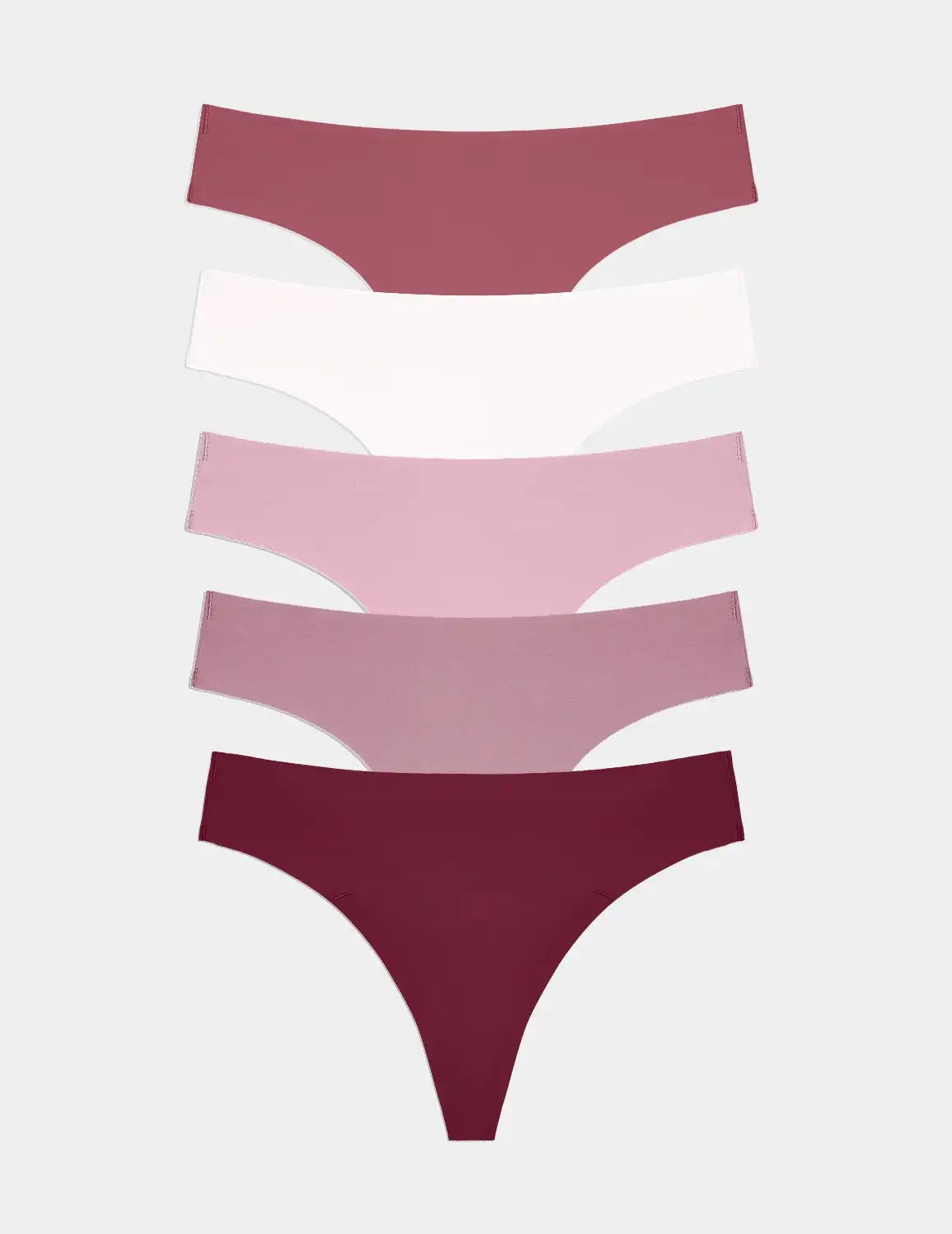 Essential No-Show Thong 5-Pack - Last Call