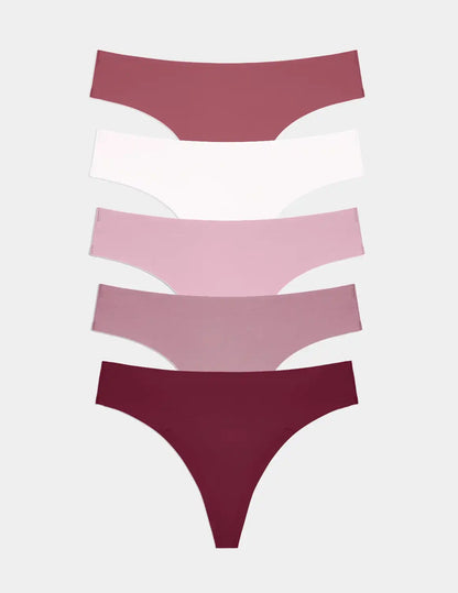 Essential No-Show Thong 5-Pack - Last Call