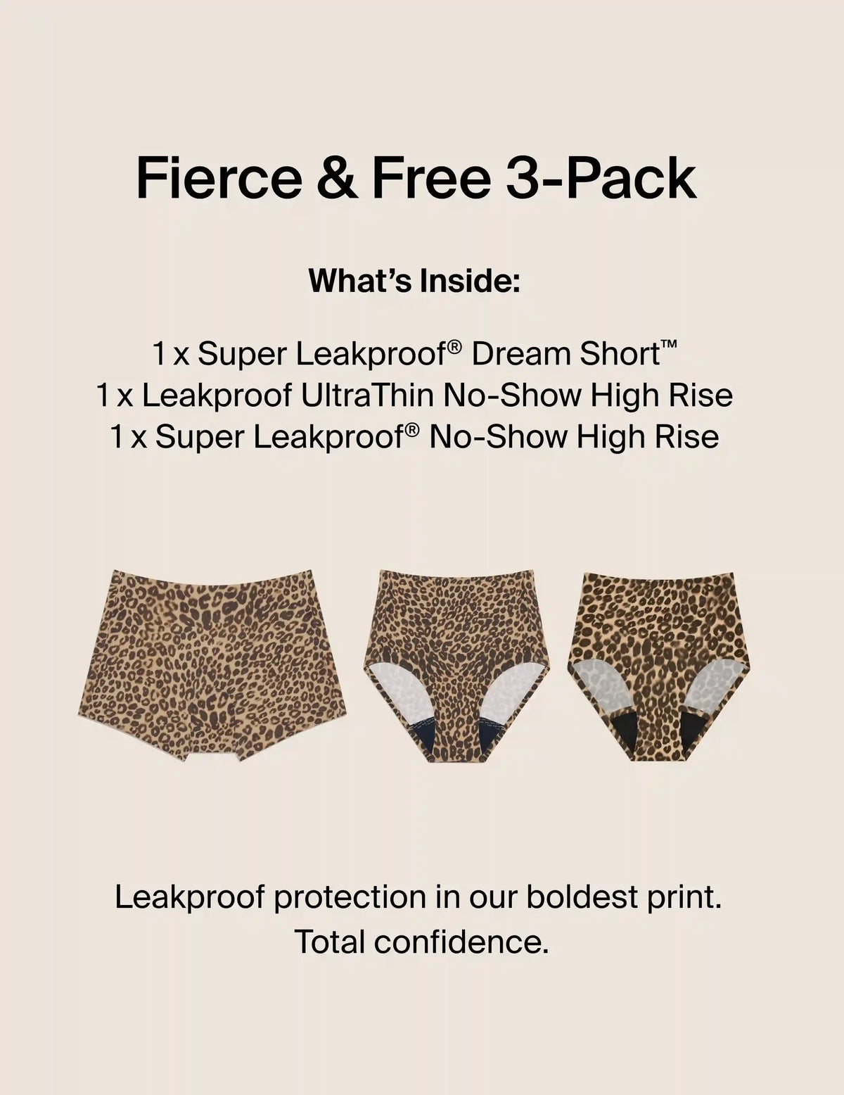 Fierce & Free Leakproof 3-Pack