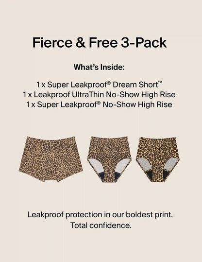 Fierce & Free Leakproof 3-Pack