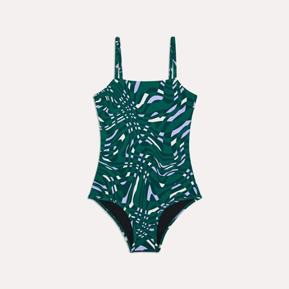 Teen Period Swim Square Neck One-Piece