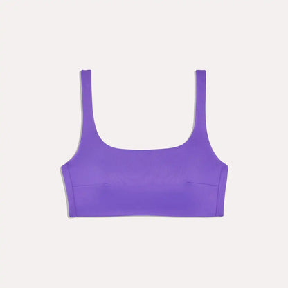 Teen Square Neck Scoop Bikini Top