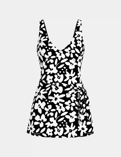 Leakproof Sculpt Deep V Swim Dress