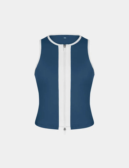 Sculpt Zip Up Tankini