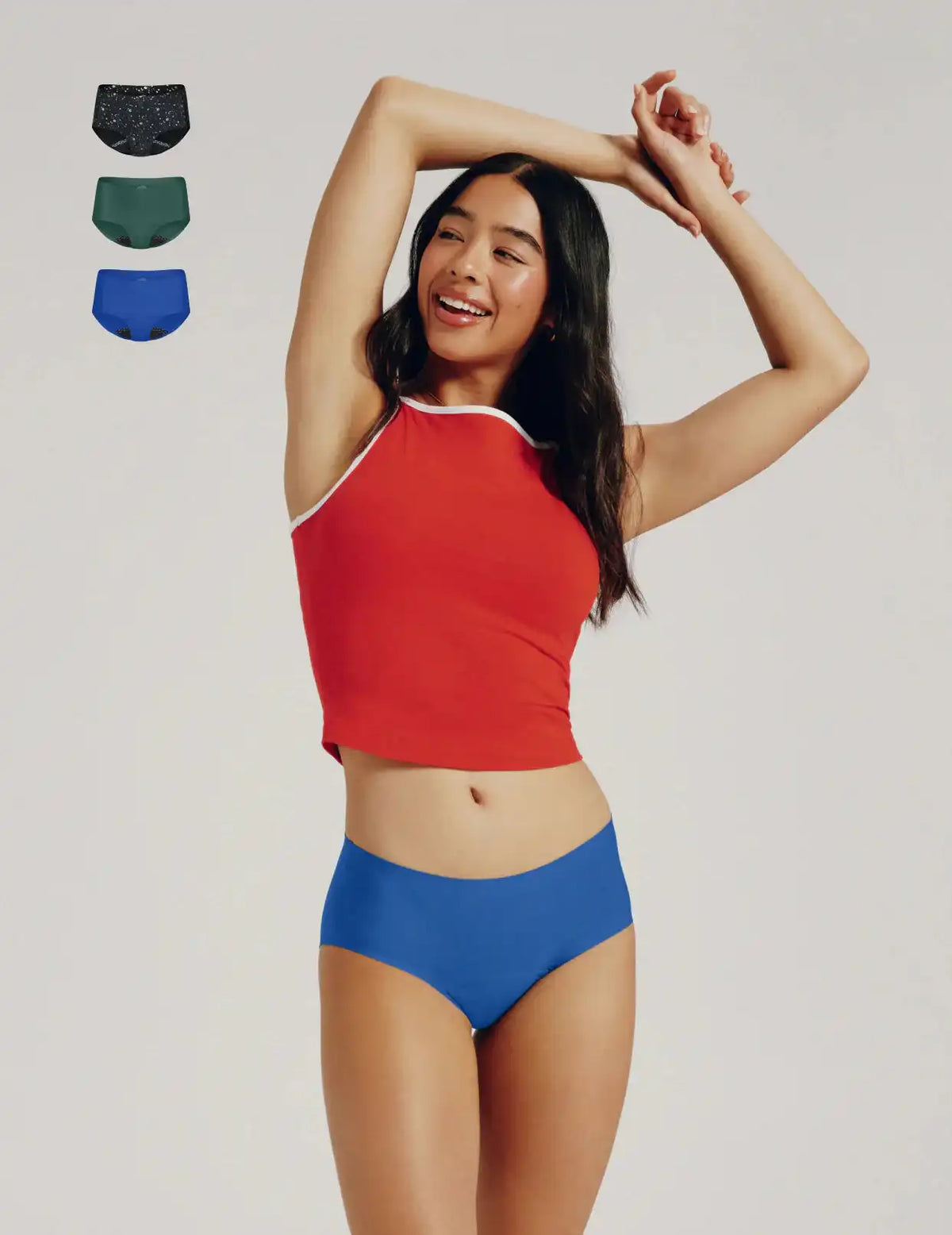 Teen Leakproof UltraThin No-Show Boyshort 3-Pack