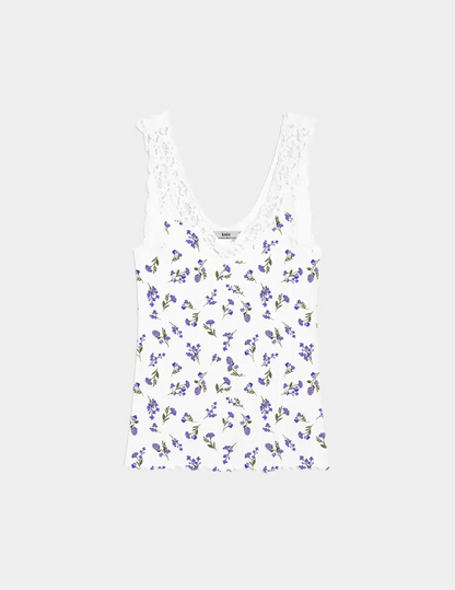 Pointelle Lace Tank