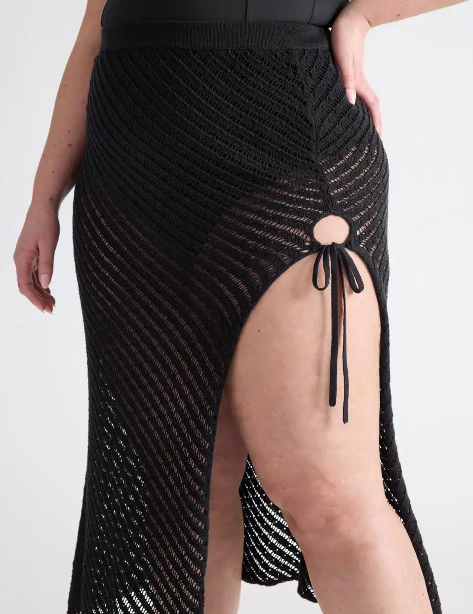 Crochet-Knit Beach Skirt - Last Call