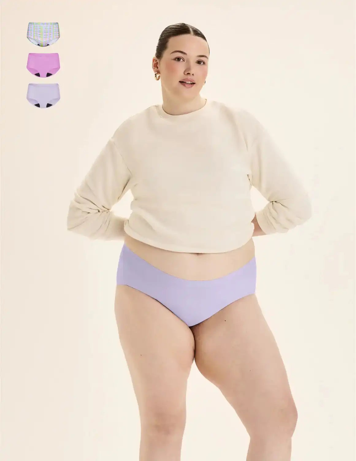 Teen Light Leakproof No-Show Boyshort 3-Pack - Last Call
