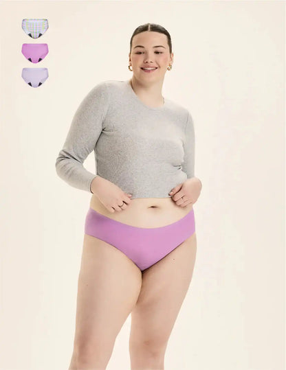 Teen Leakproof UltraThin No-Show Bikini 3-Pack