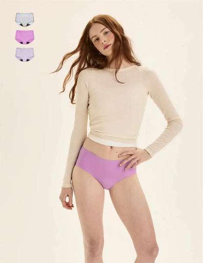 Teen Leakproof UltraThin No-Show Boyshort 3-Pack - Last Call