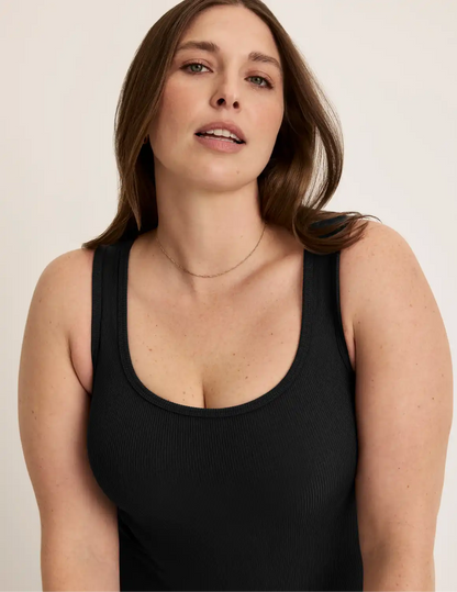 SculptRib™ Cotton Tank Dress