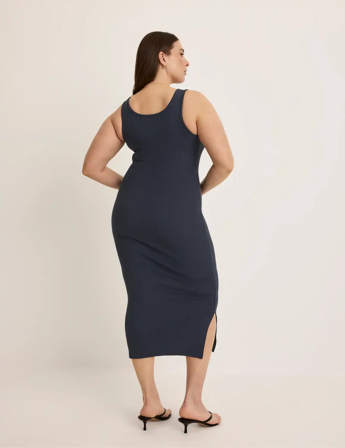 SculptRib™ Cotton Tank Dress