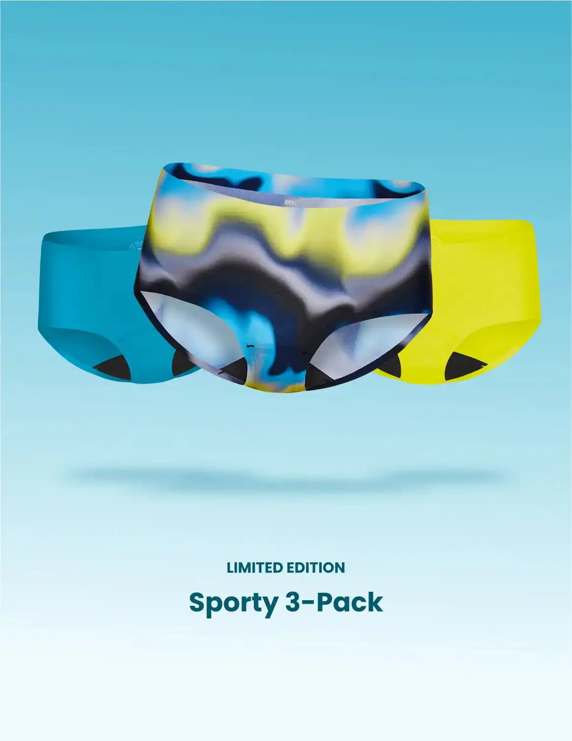 Teen Light Leakproof No-Show Boyshort 3-Pack - Last Call