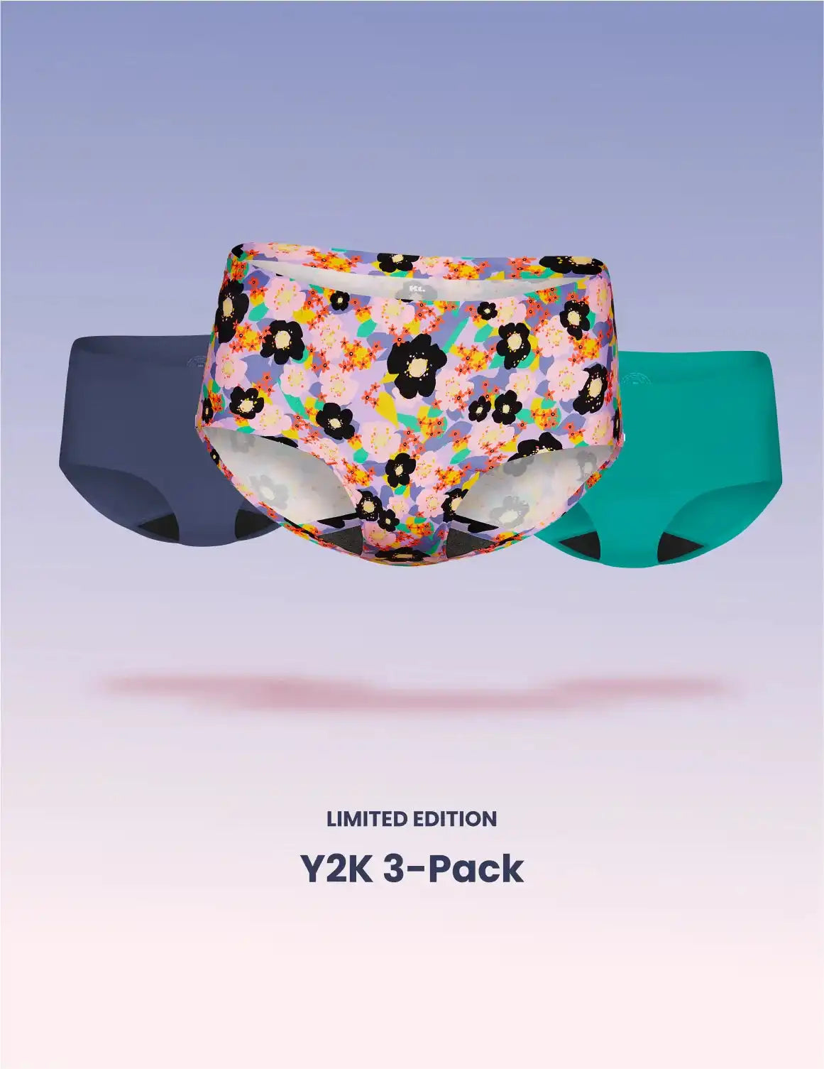 Teen Super Leakproof® No-Show Boyshort 3-Pack - Last Call