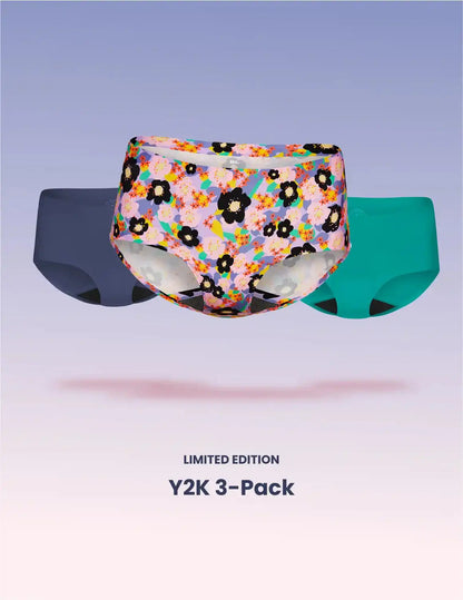 Teen Super Leakproof® No-Show Boyshort 3-Pack - Last Call