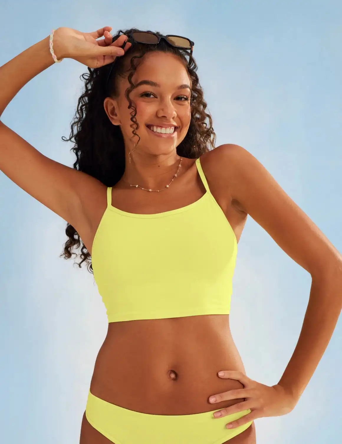 Teen Scoop Tankini Top