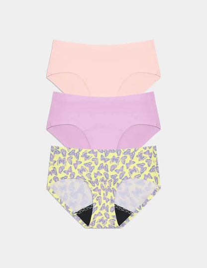 Teen Leakproof UltraThin No-Show Boyshort 3-Pack - Last Call