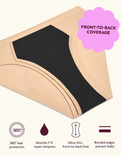 Teen SuperPlus Leakproof® No-Show Bikini