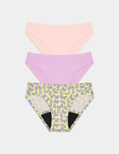 Teen Super Leakproof® No-Show Bikini 3-Pack