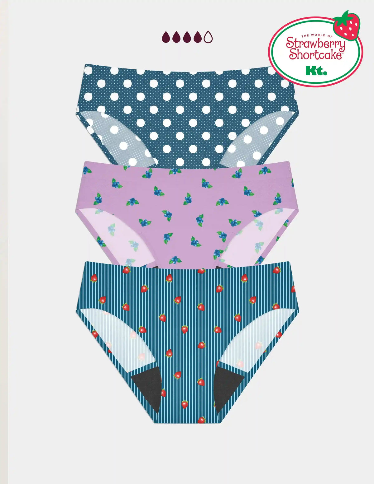 Teen Super Leakproof® No-Show Bikini 3-Pack