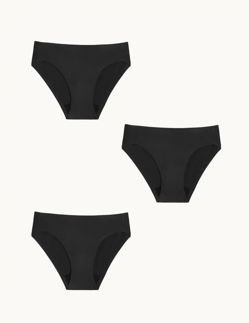 Teen Light Leakproof No-Show Bikini 3-Pack