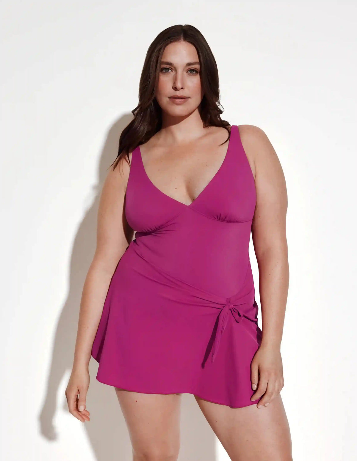 Leakproof Sculpt Deep V Swim Dress