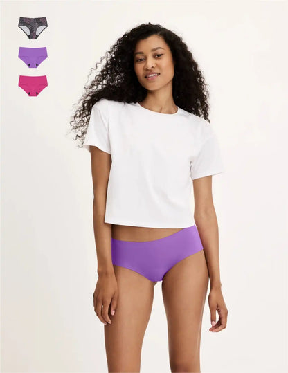 Teen Light Leakproof No-Show Boyshort 3-Pack - Last Call