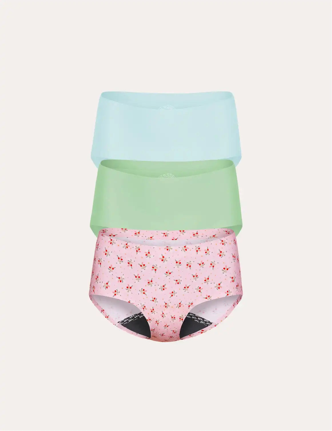 Teen Leakproof UltraThin No-Show Boyshort 3-Pack