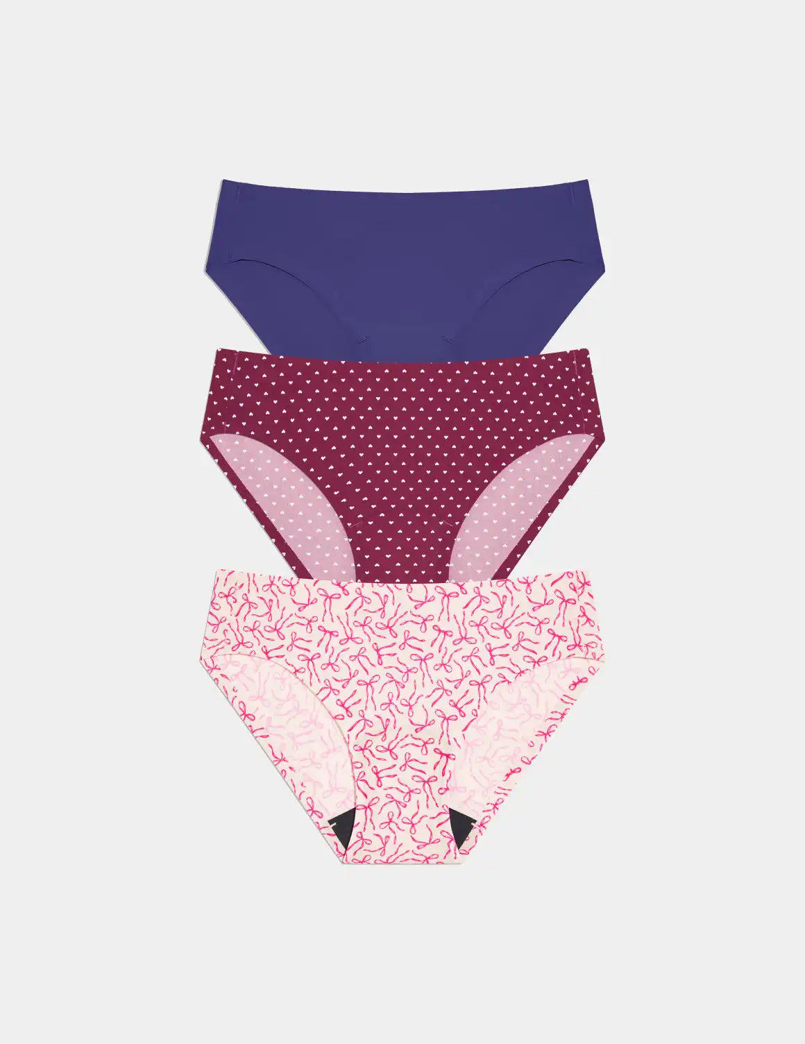 Teen Light Leakproof No-Show Bikini 3-Pack - Last Call