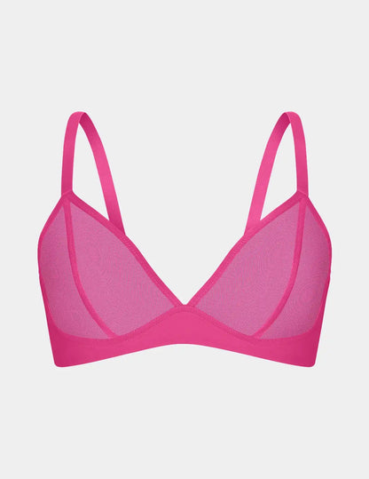 Mesh Deep V Bra