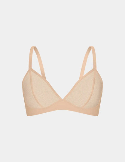 Mesh Deep V Bra
