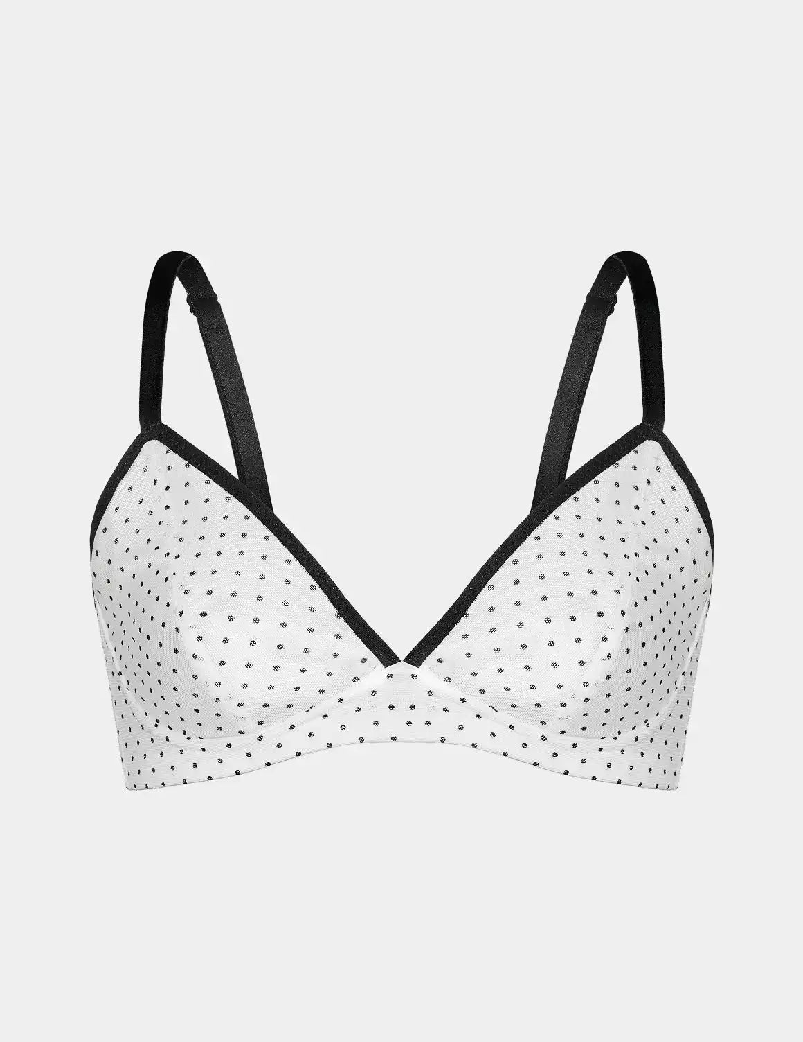 Mesh Deep V Bra