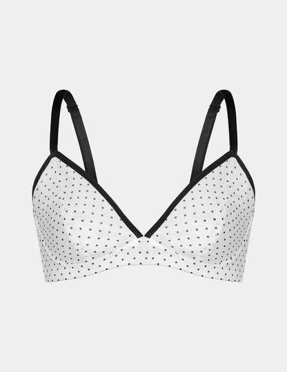 Mesh Deep V Bra