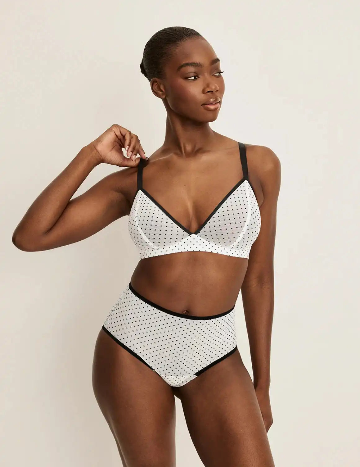 Mesh Deep V Bra - Last Call