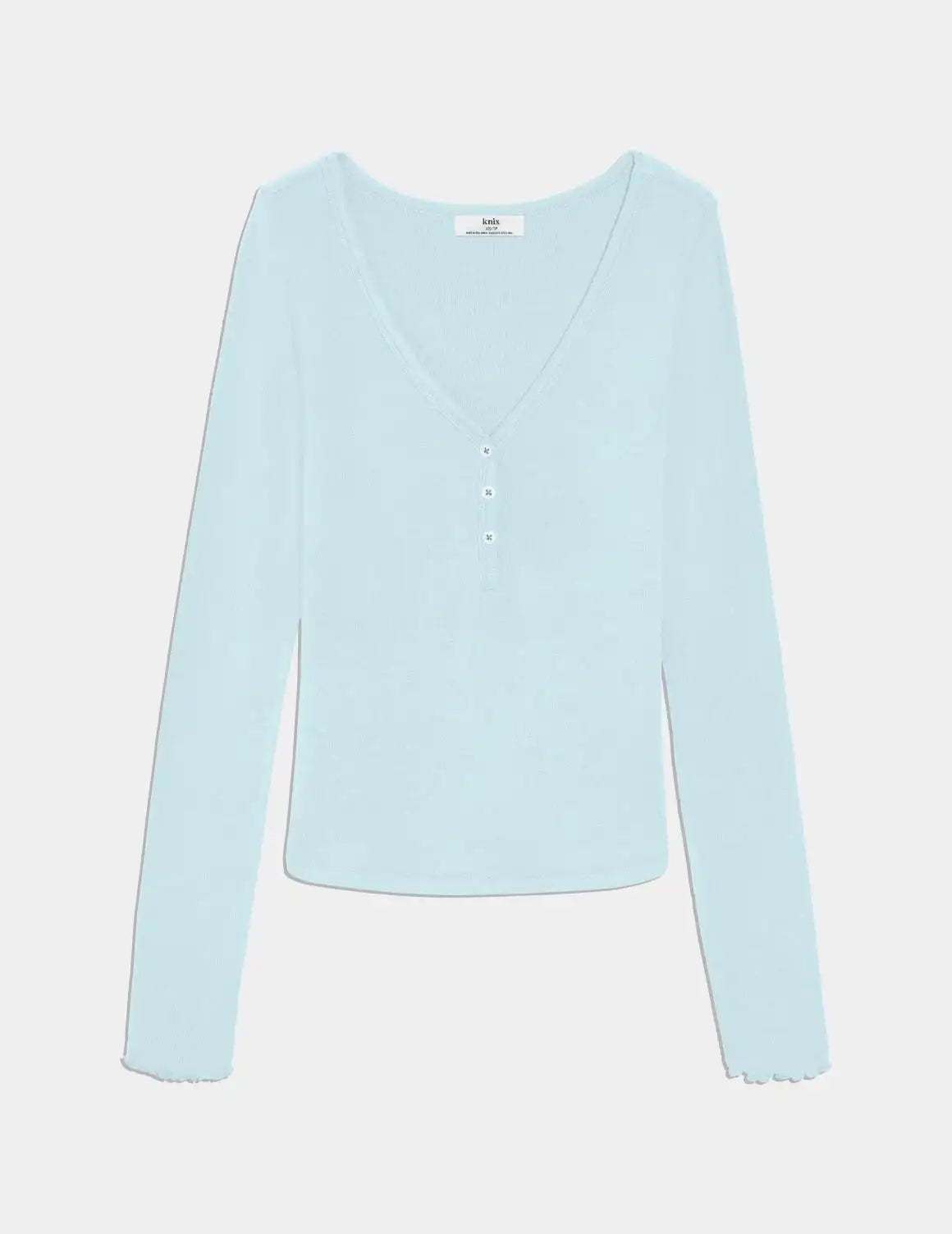 Modal Rib Long Sleeve Henley