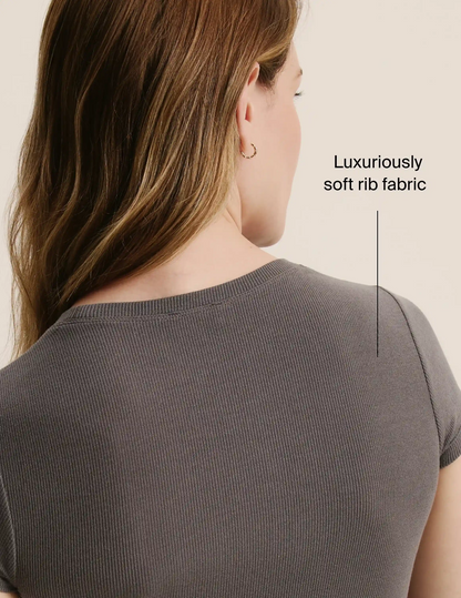 Modal Rib T-Shirt - Last Call
