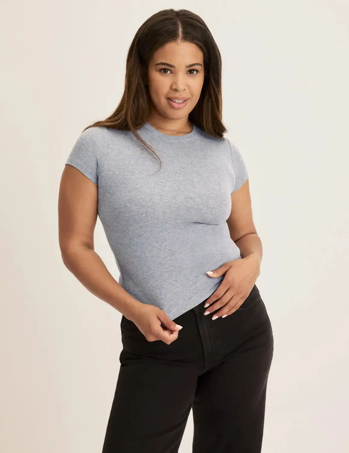 Modal Rib T-Shirt - Last Call