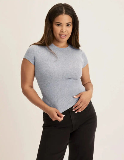 Modal Rib T-Shirt - Last Call