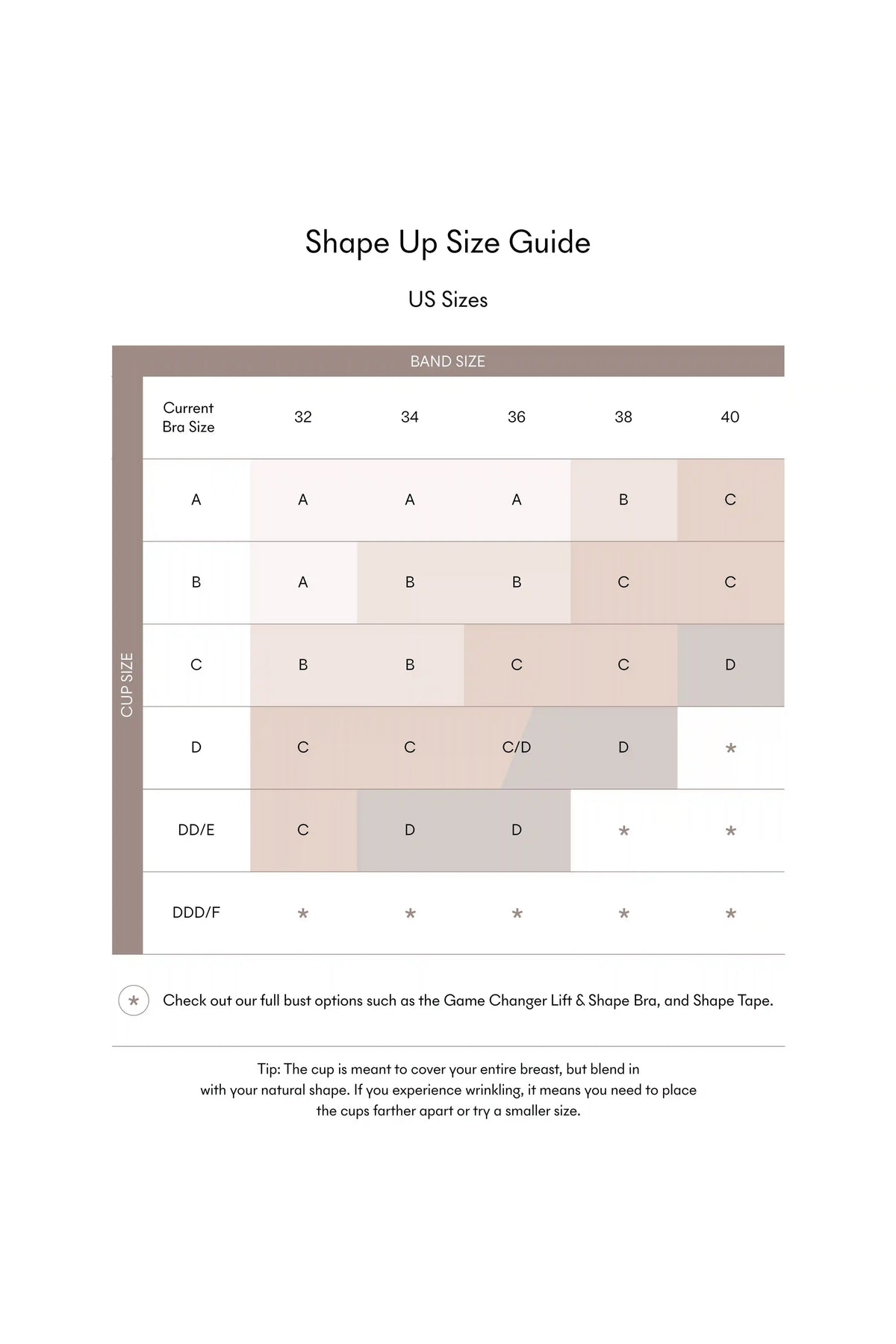 Shape Up Adhesive Bra