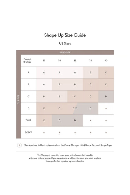 Shape Up Adhesive Bra