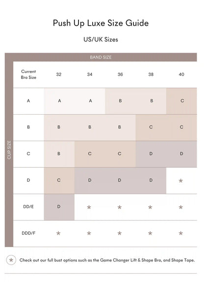 Push-Up Luxe Adhesive Reusable Bra