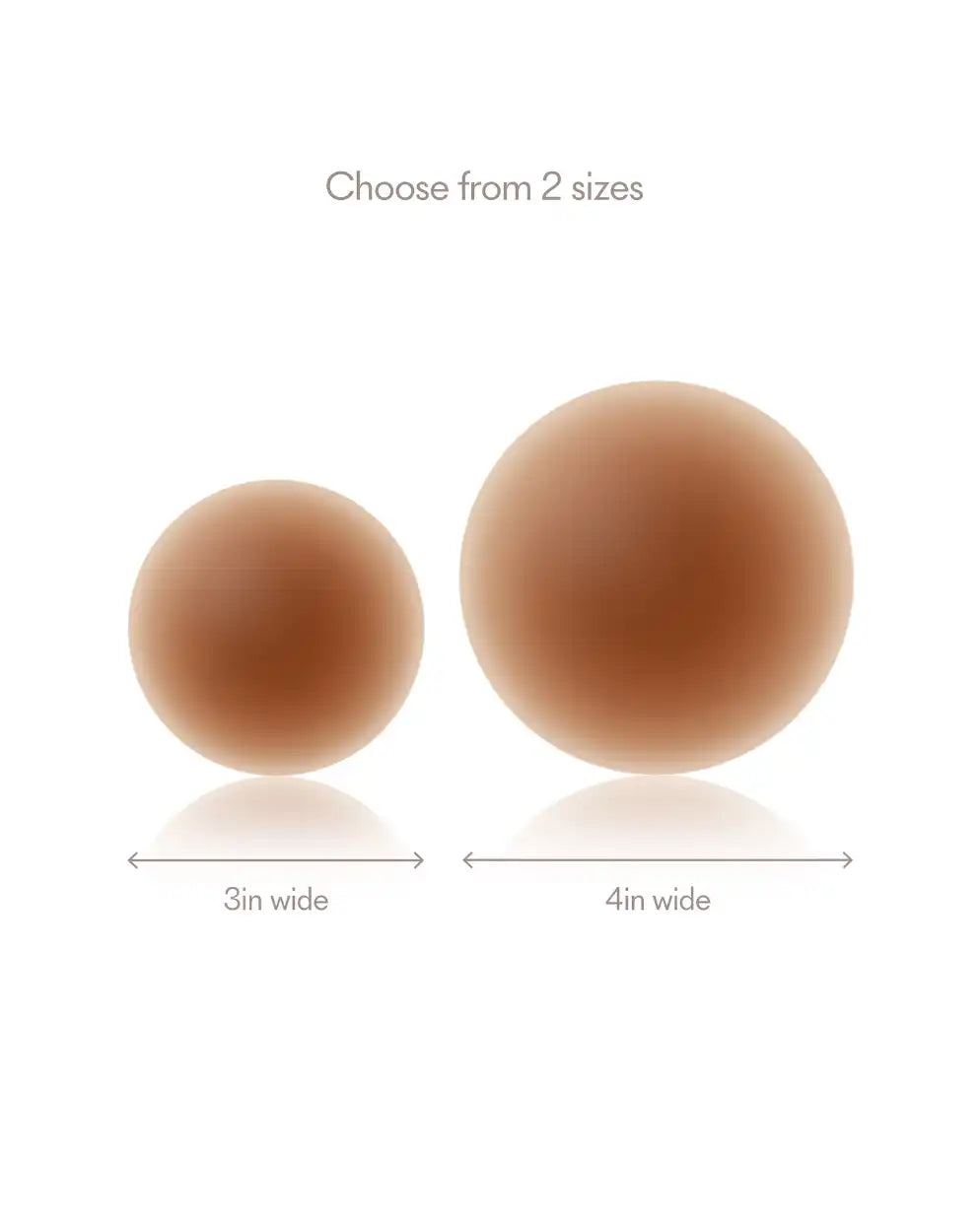 No-Show Adhesive Reusable Nipple Covers