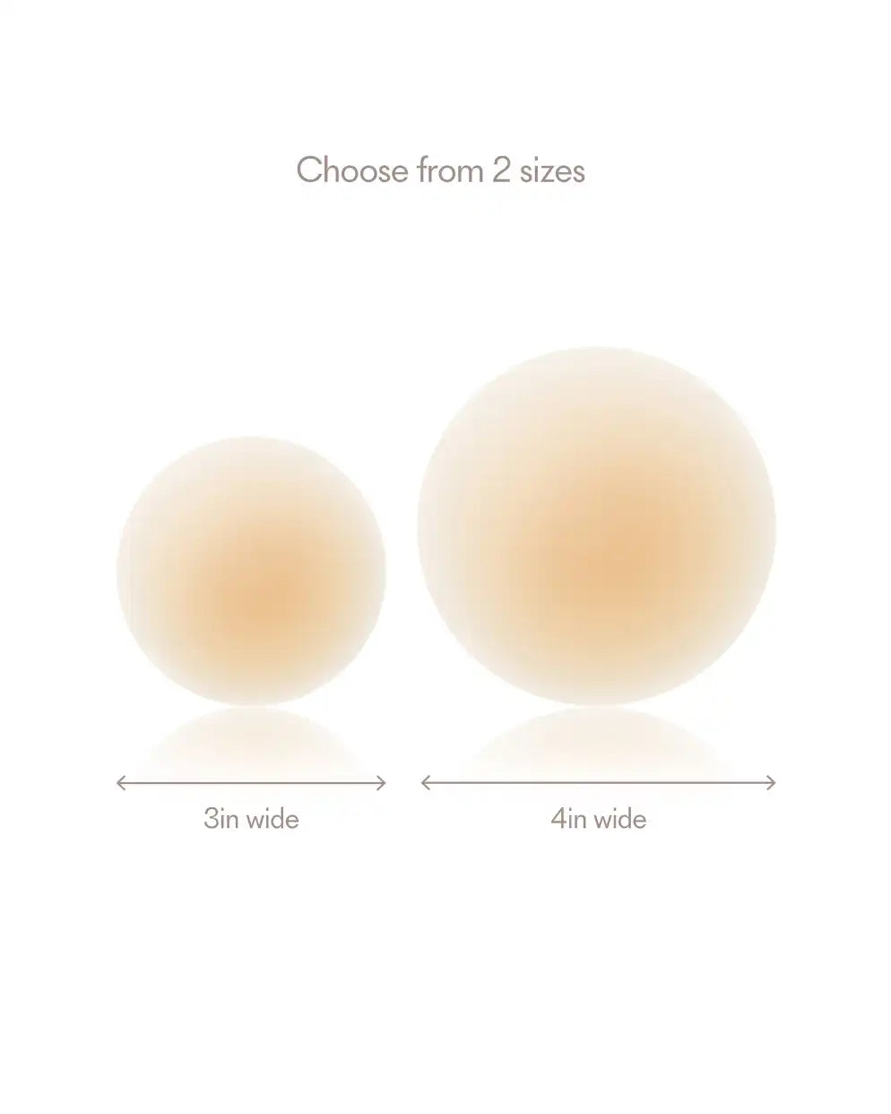 No-Show Adhesive Reusable Nipple Covers